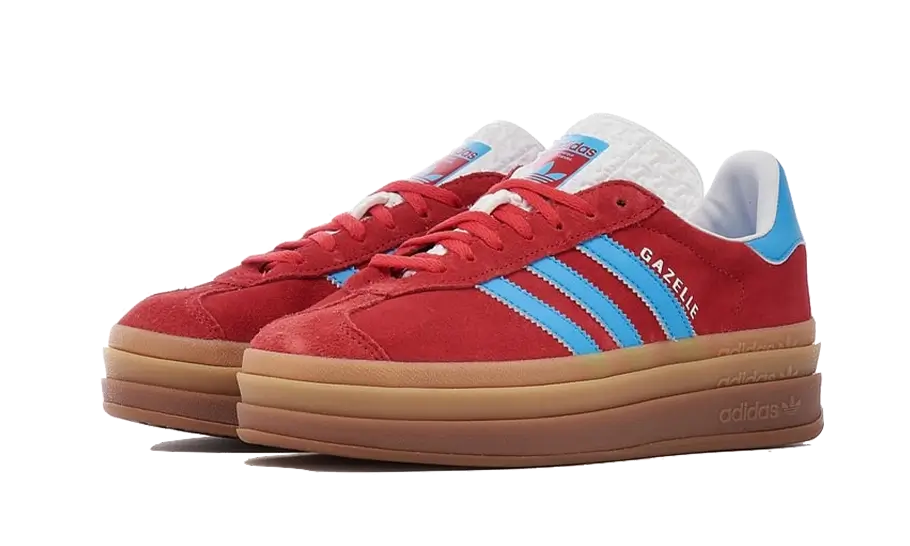 Alternative view of Adidas Gazelle Bold Active Pink Blue Burst