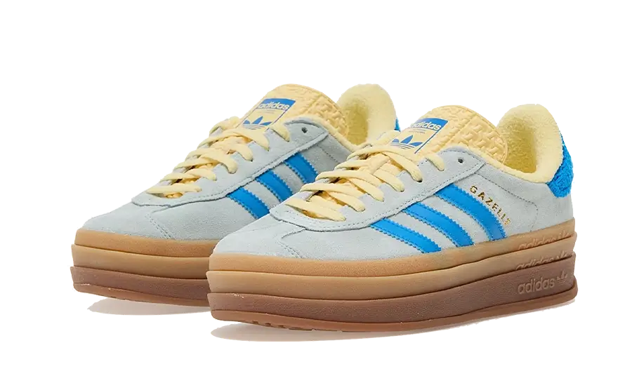 Alternative view of Adidas Gazelle Bold Almost Blue Yellow
