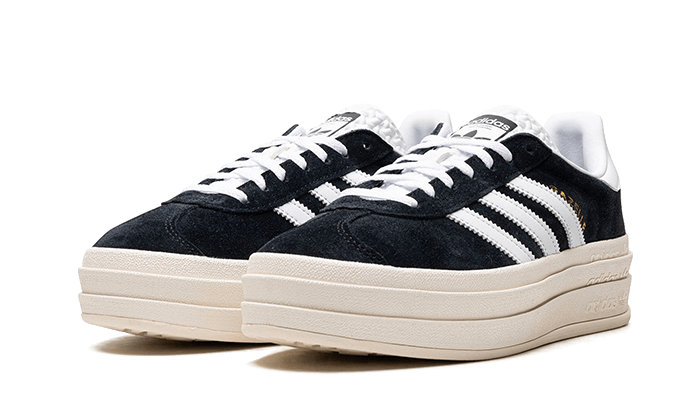 Alternative view of Adidas Gazelle Bold Core Black White