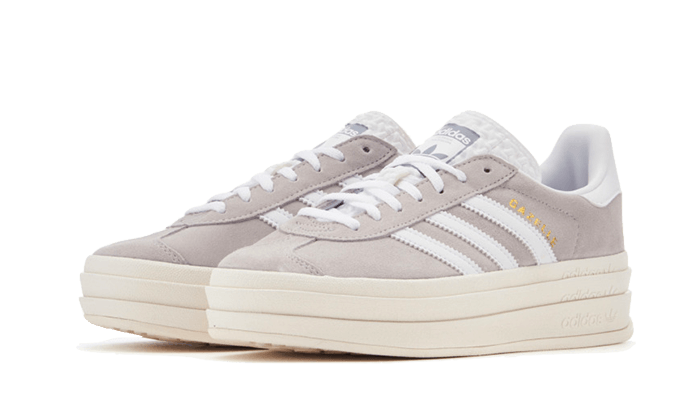 Alternative view of Adidas Gazelle Bold Grey White