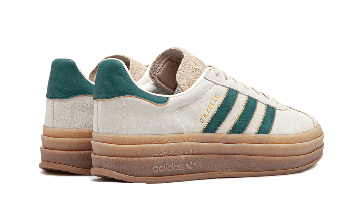 Adidas Gazelle Bold Magic Beige Collegiate Green - Image 3