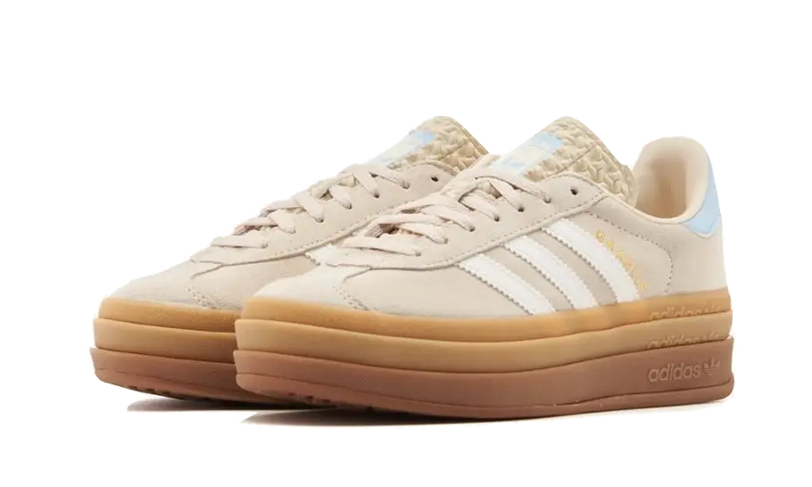 Alternative view of Adidas Gazelle Bold Wonder White Clear Sky
