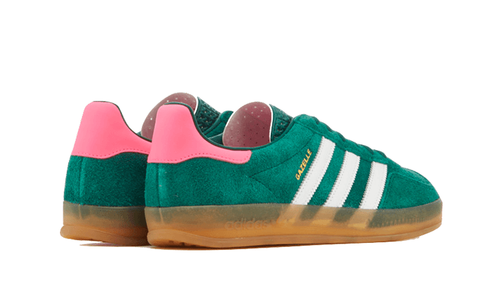 Adidas Gazelle Indoor Collegiate Green Lucid Pink - Image 3