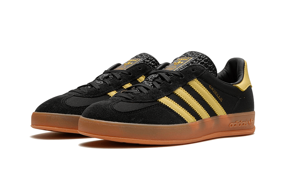 Alternative view of Adidas Gazelle Indoor Core Black Almost Yellow