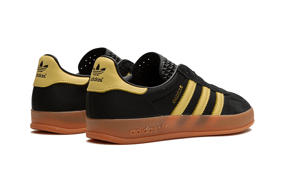 Adidas Gazelle Indoor Core Black Almost Yellow - Image 3