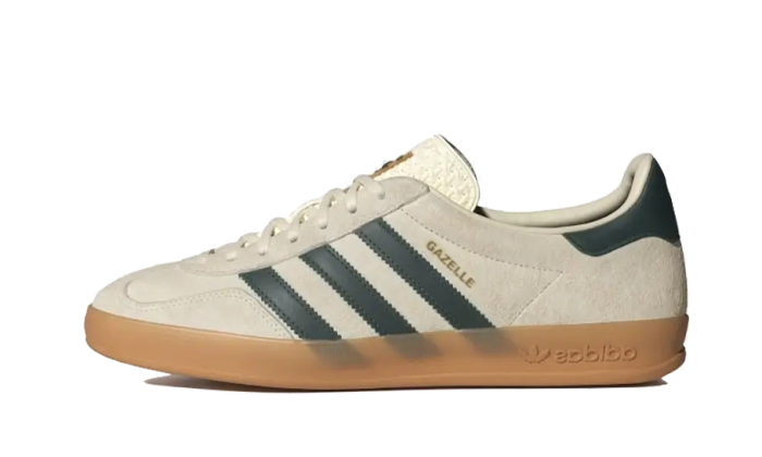 Adidas Gazelle Indoor Cream White Collegiate Green Gum - Image 3