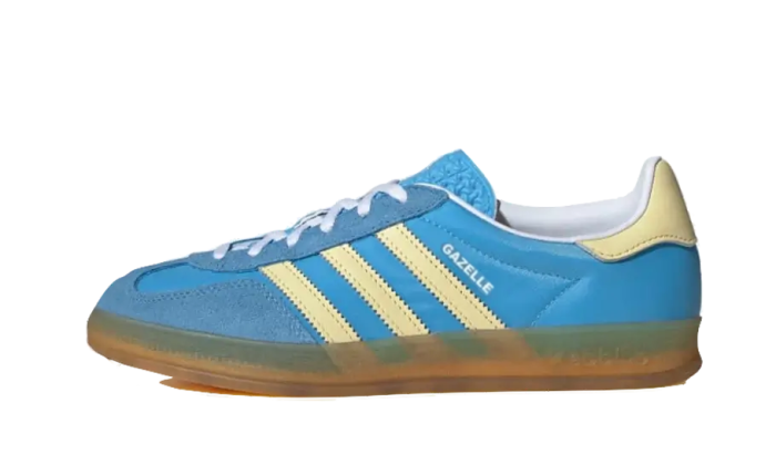 Adidas Gazelle Indoor Semi Blue Burst Almost Yellow - Image 3