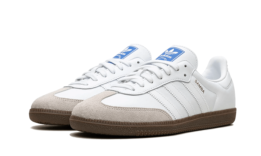 Alternative view of Adidas Samba Cloud White Blue Gum
