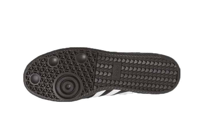 Alternative view of Adidas Samba Leather Black White