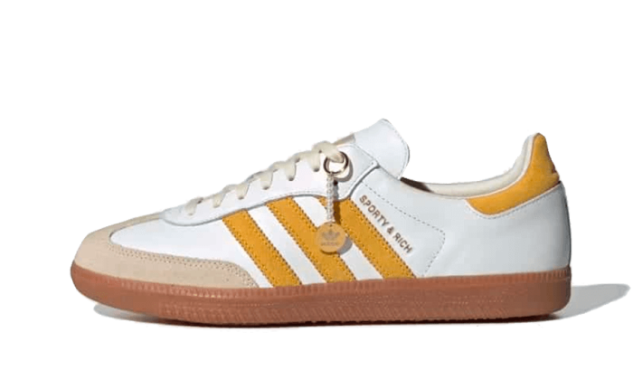 Adidas Samba Og Sporty Rich White Bold Gold - Image 4