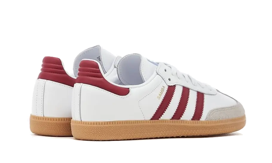 Adidas Samba Og White Burgundy Gum - Image 3