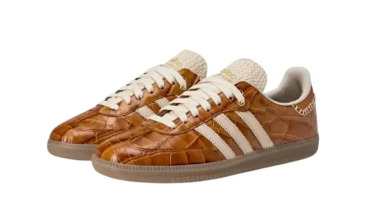 Alternative view of Adidas Samba Wales Bonner Brown Croc