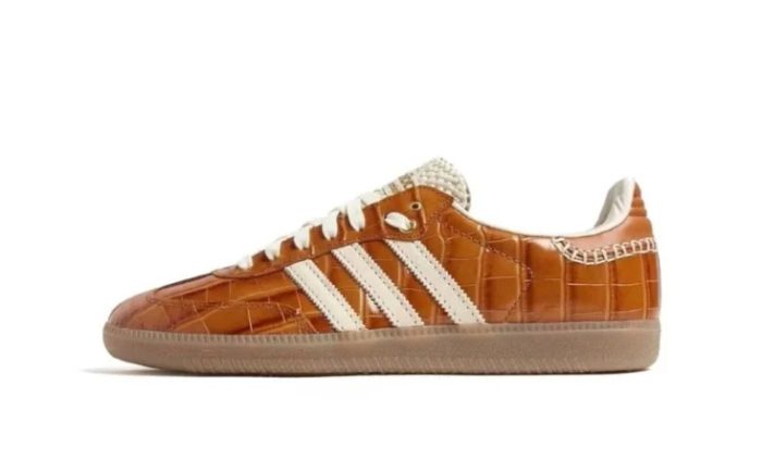 Adidas Samba Wales Bonner Brown Croc - Image 4