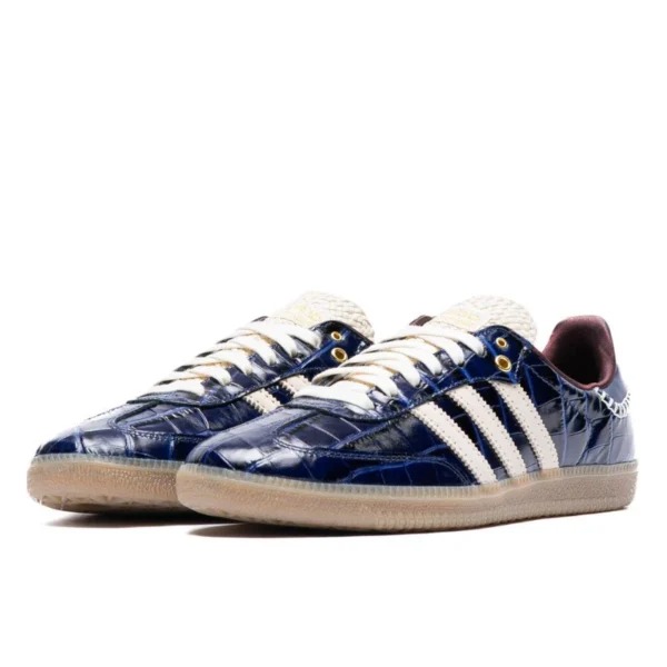 Alternative view of Adidas Samba Wales Bonner Navy Croc