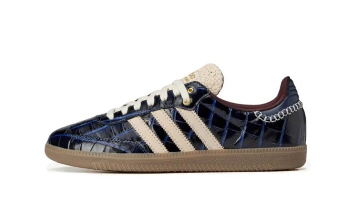 Adidas Samba Wales Bonner Navy Croc - Image 5