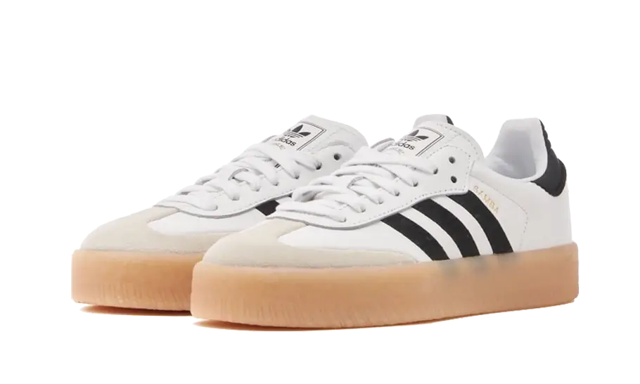 Alternative view of Adidas Samba White Black Gum