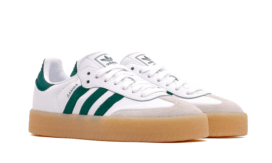 Alternative view of Adidas Samba White Collegiate Green Gum