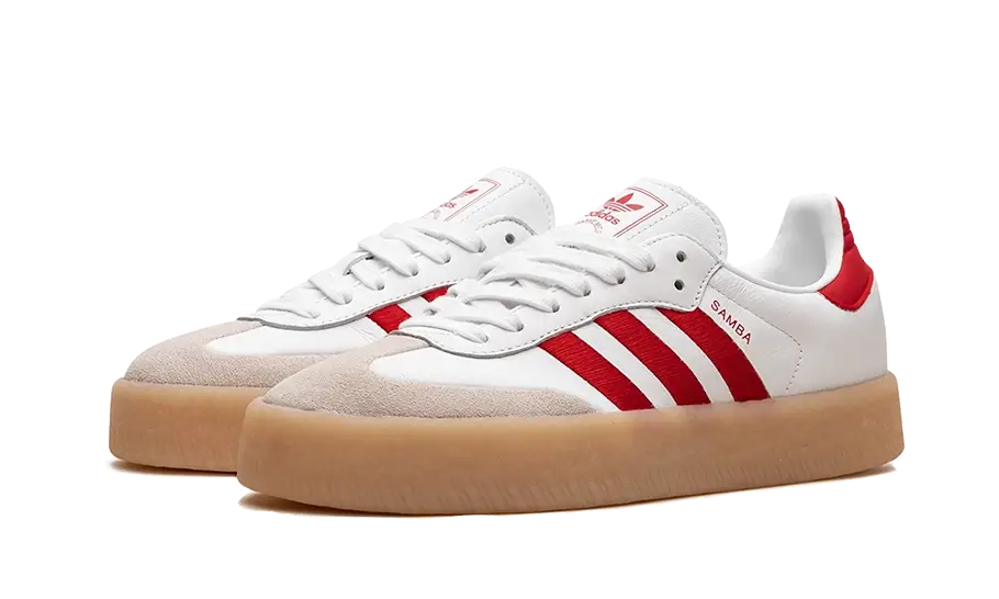 Alternative view of Adidas Sambae White Better Scarlet Gum