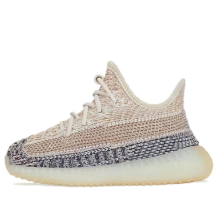 Adidas Yeezy Boost 350 V2 Kids Ash Pearl - Image 6
