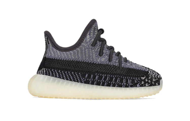 Alternative view of Adidas Yeezy Boost 350 V2 Kids Carbon