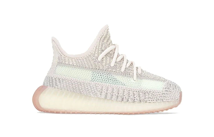 Alternative view of Adidas Yeezy Boost 350 V2 Kids Citrin Non Reflective