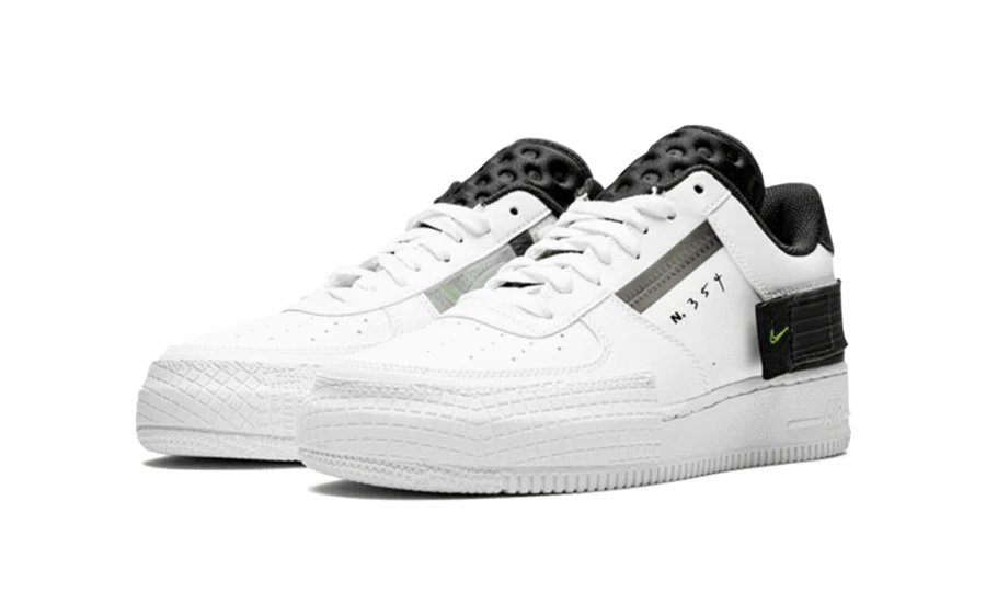 Alternative view of Air Force 1 Low Drop Type White Black Volt