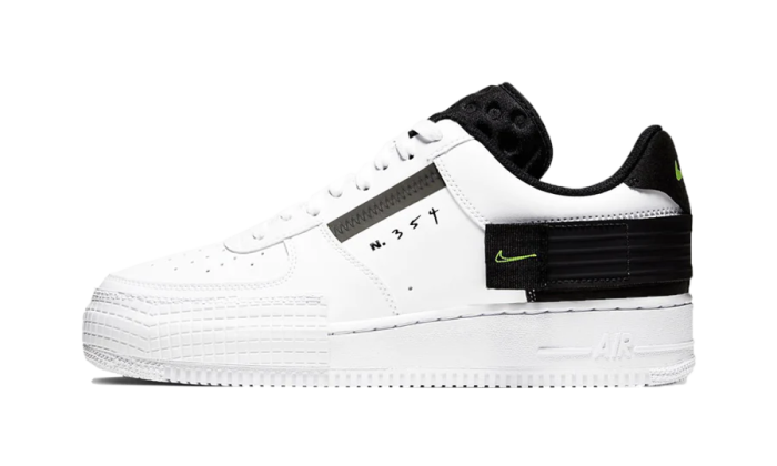 Air Force 1 Low Drop Type White Black Volt - Image 8