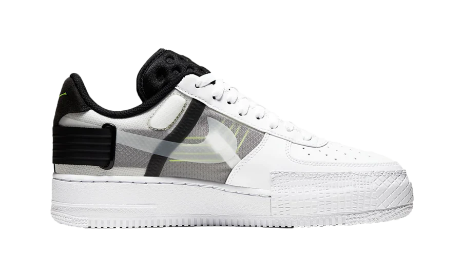 Air Force 1 Low Drop Type White Black Volt - Image 3