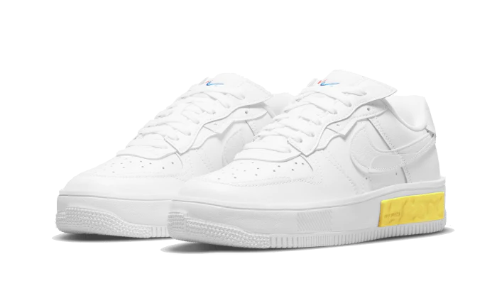 Alternative view of Air Force 1 Low Fontanka White Yellow