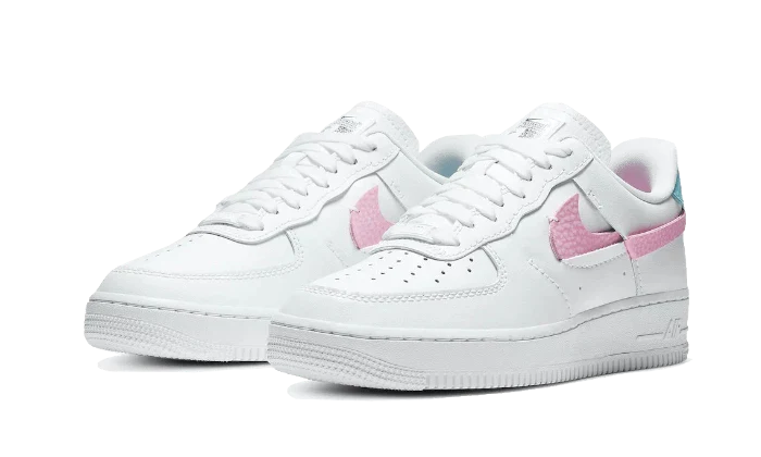 Alternative view of Air Force 1 Low Lxx White Pink Aqua
