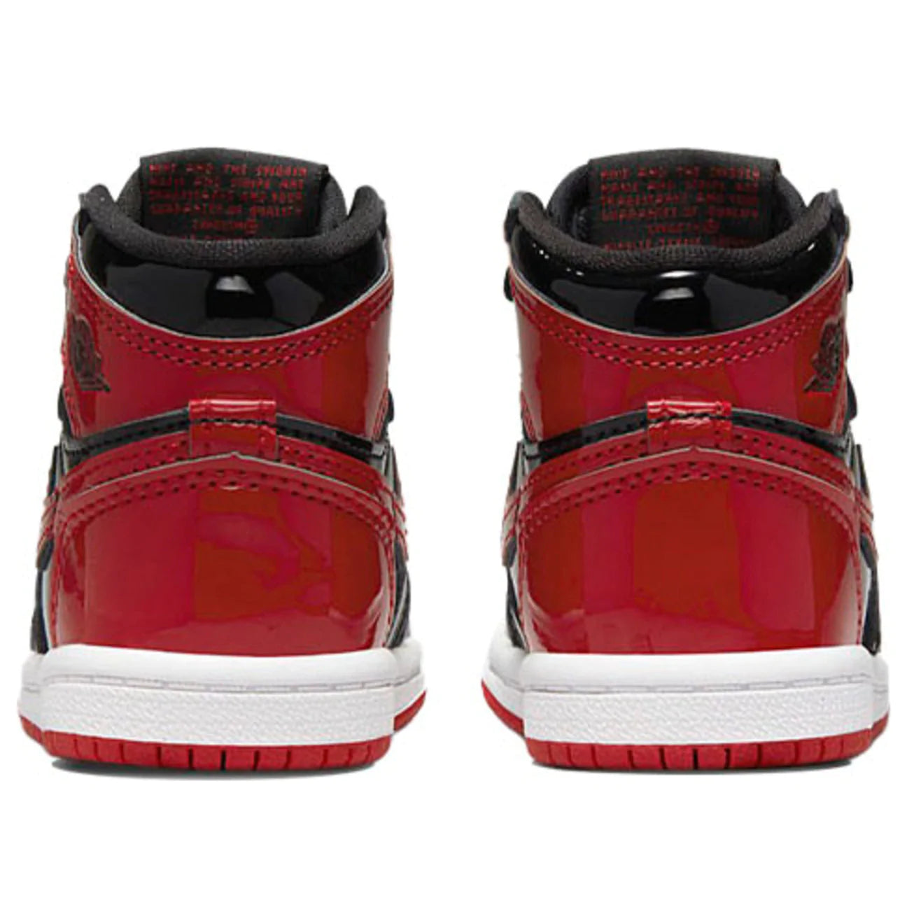Air Jordan 1 High Kids Patent Red - Image 4