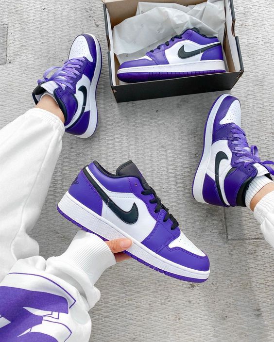 Air Jordan 1 Low Court Purple - Image 4