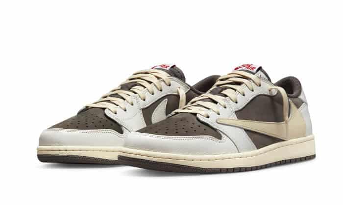 Alternative view of Air Jordan 1 Low Travis Scott Reverse Mocha