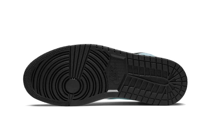 Alternative view of Air Jordan 1 Mid Aqua Blue Tint