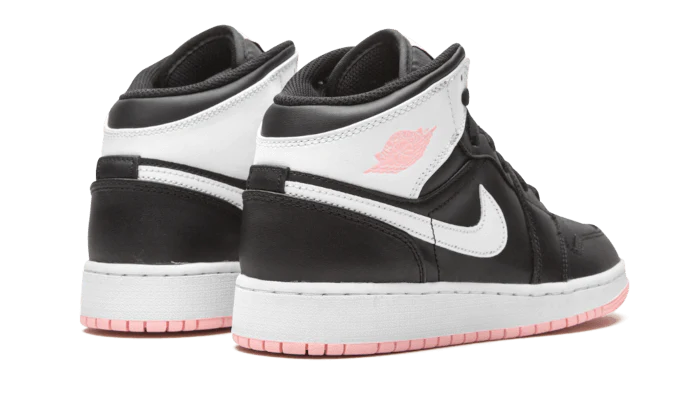 Air Jordan 1 Mid Arctic Pink Black - Image 3