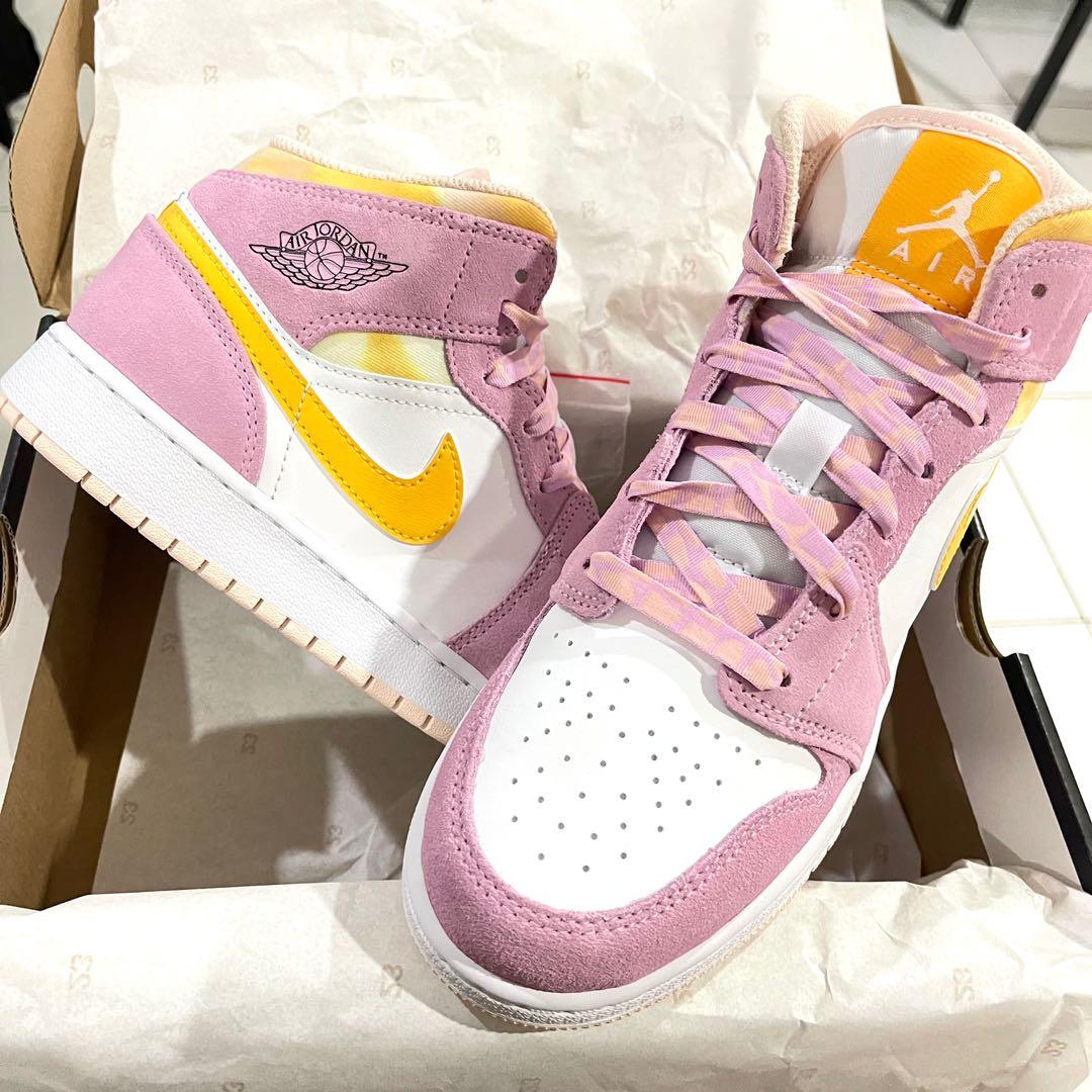 Air Jordan 1 Mid Arctic Pink - Image 4