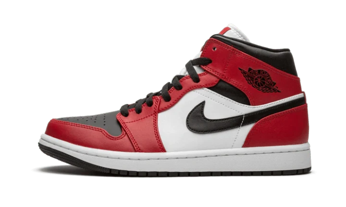 Air Jordan 1 Mid Chicago Black Toe - Image 10