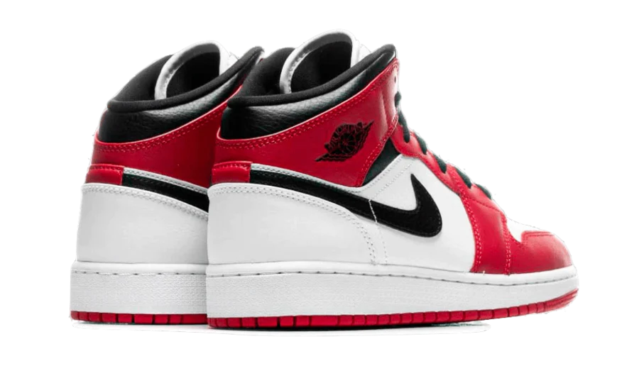 Air Jordan 1 Mid Chicago White - Image 3