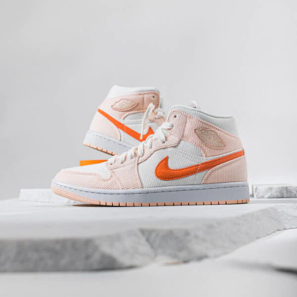 Air Jordan 1 Mid Corduroy - Shop Sneakers Online And Cozy Shoes | Cozy Kicks Official - Image 4