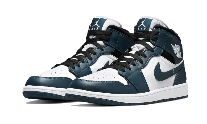 Alternative view of Air Jordan 1 Mid Dark Teal