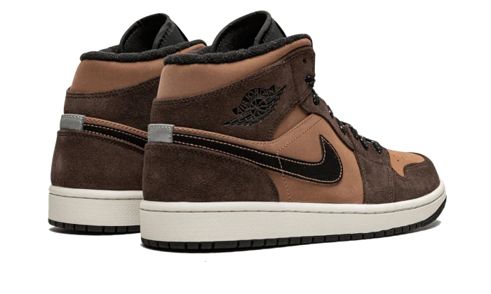 Air Jordan 1 Mid Earthy Brown - Image 3