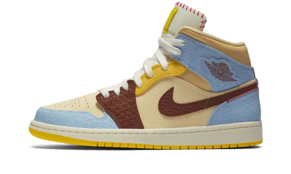 Air Jordan 1 Mid Fearless Maison Chateau Rouge