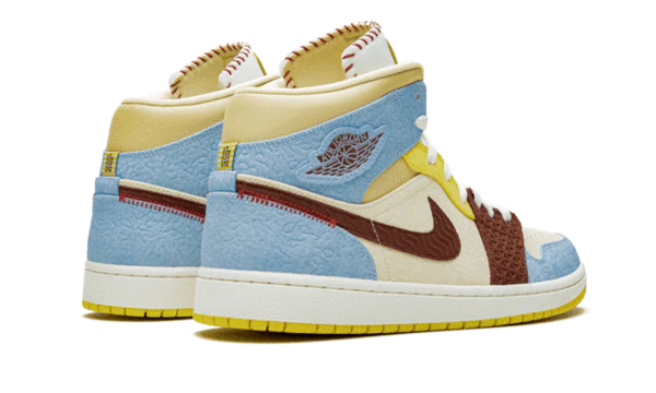 Air Jordan 1 Mid Fearless Maison Chateau Rouge - Image 3