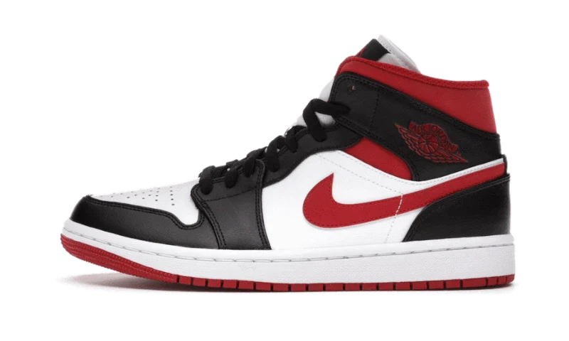 Air Jordan 1 Mid Gym Red Black White