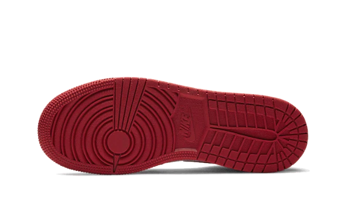 Air Jordan 1 Mid Gym Red Black White - Image 3