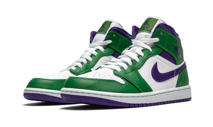 Alternative view of Air Jordan 1 Mid Incredible Hulk