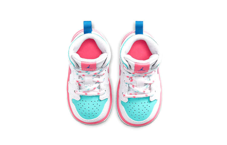 Alternative view of Air Jordan 1 Mid Kids 644507 102