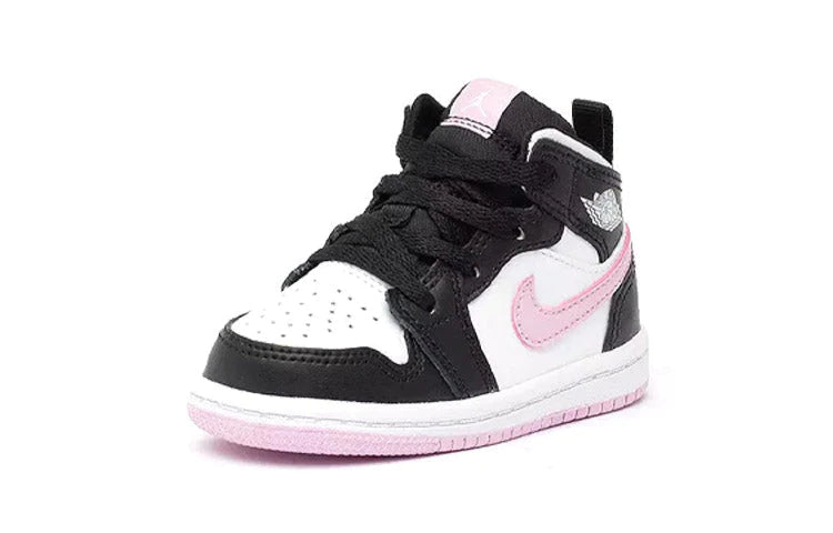 Alternative view of Air Jordan 1 Mid Kids Arctic Pink