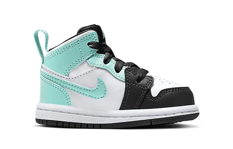 Alternative view of Air Jordan 1 Mid Kids Island Green