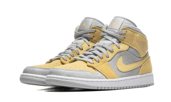 Air Jordan 1 Mid Mixed Textures Yellow - Image 2
